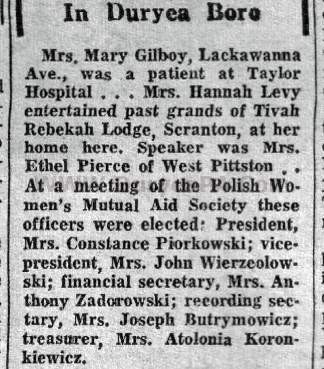 Duryea Pennsylvania Historical Homepage